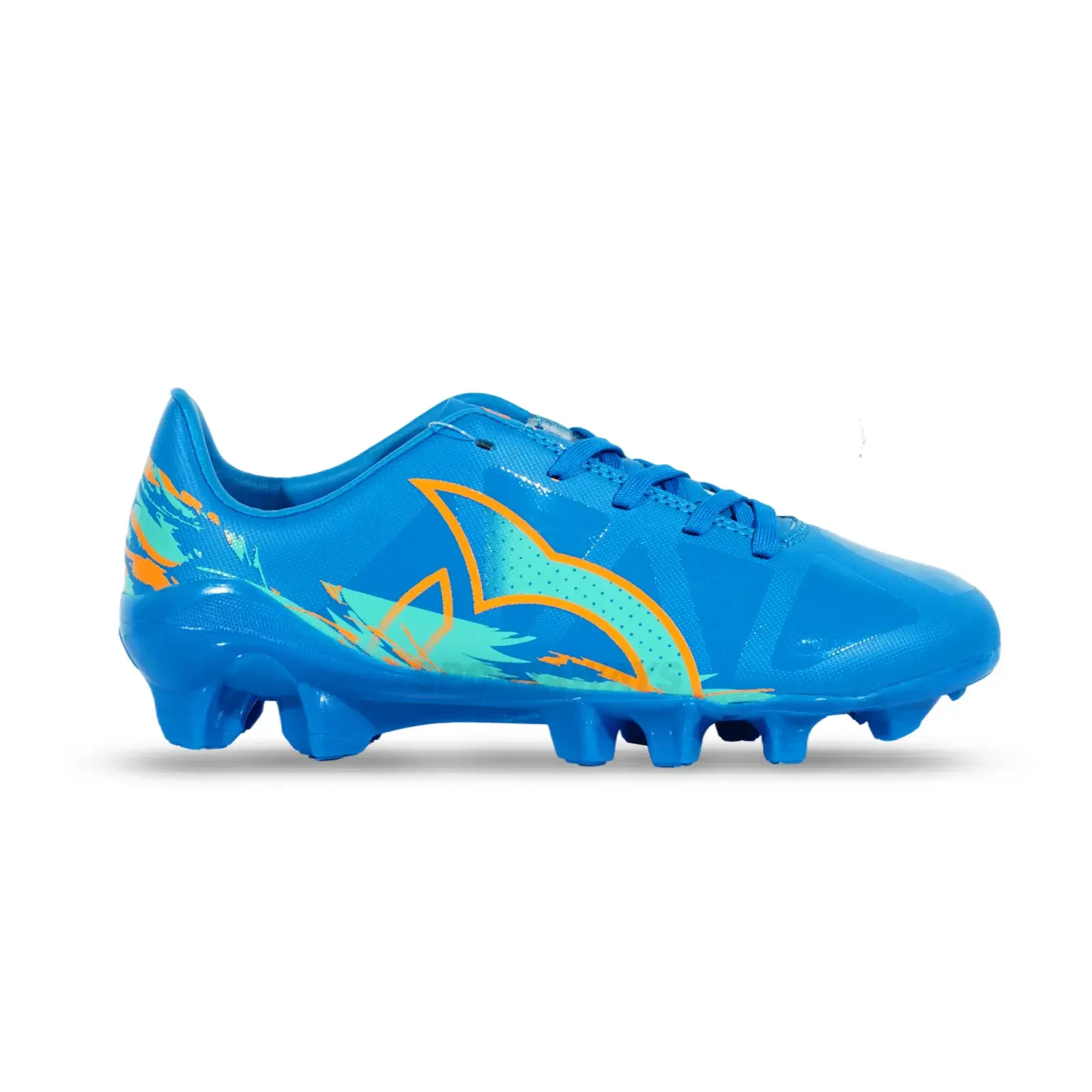 Sepatu Bola JR Ortuseight Catalyst Liberte V5 FG CH - Navy/Teal/Ortrange 