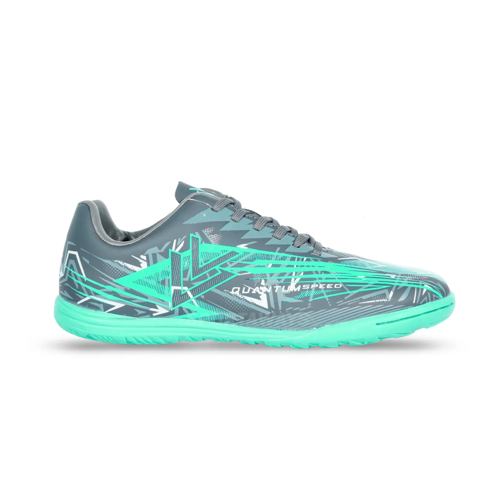 Sepatu Futsal Vegeto Quantum Jr ID - Dark Grey/Tosca 