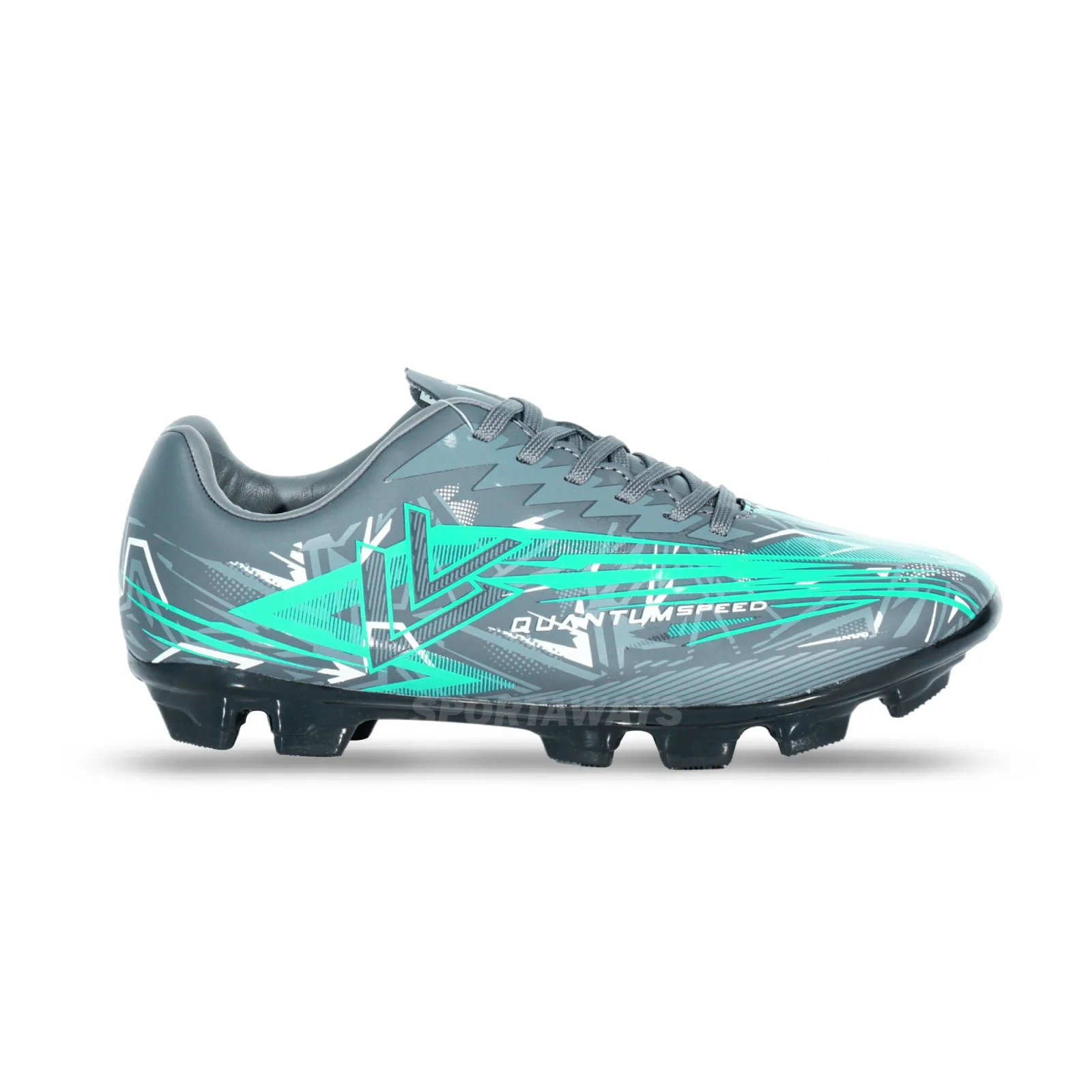Sepatu Bola Vegeto Quantum Speed Jr Sc - Dark Grey/Tosca 