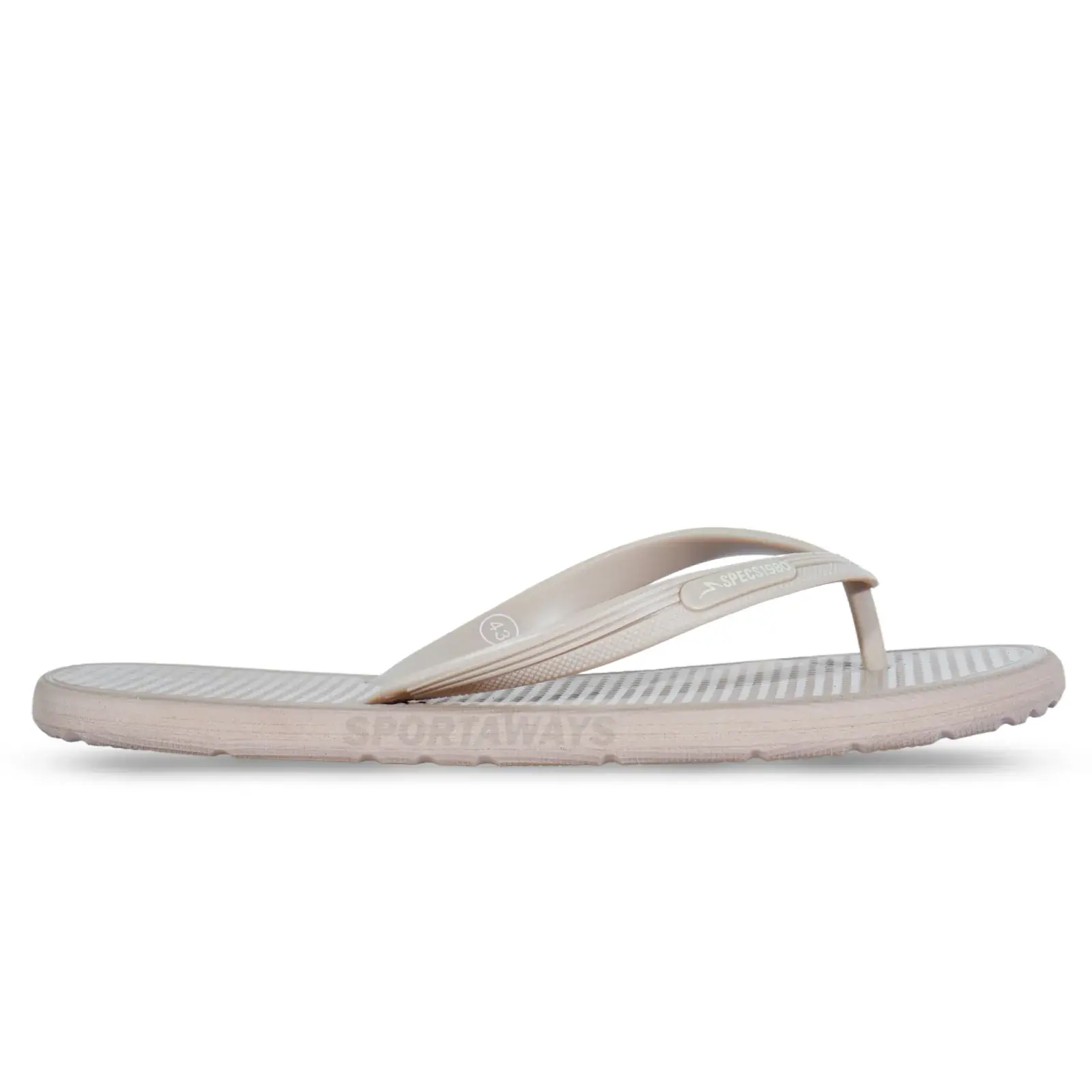 Specs 1980 Flip Flop - Mushroom/Lily White 
