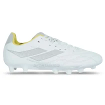 Sepatu Bola Mills Enzo FG - White/Gold 