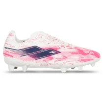 Sepatu Bola Mills Nouva FG - Off White/ Electric Pink 