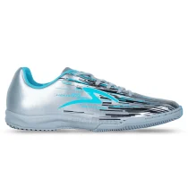 Sepatu Futsal Specs Lightspeed Reborn IN - Silver/Black/Aqua 