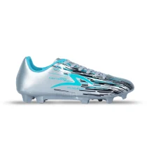 Sepatu Bola Specs Lightspeed Reborn JR FG - Silver/Black/Aqua 