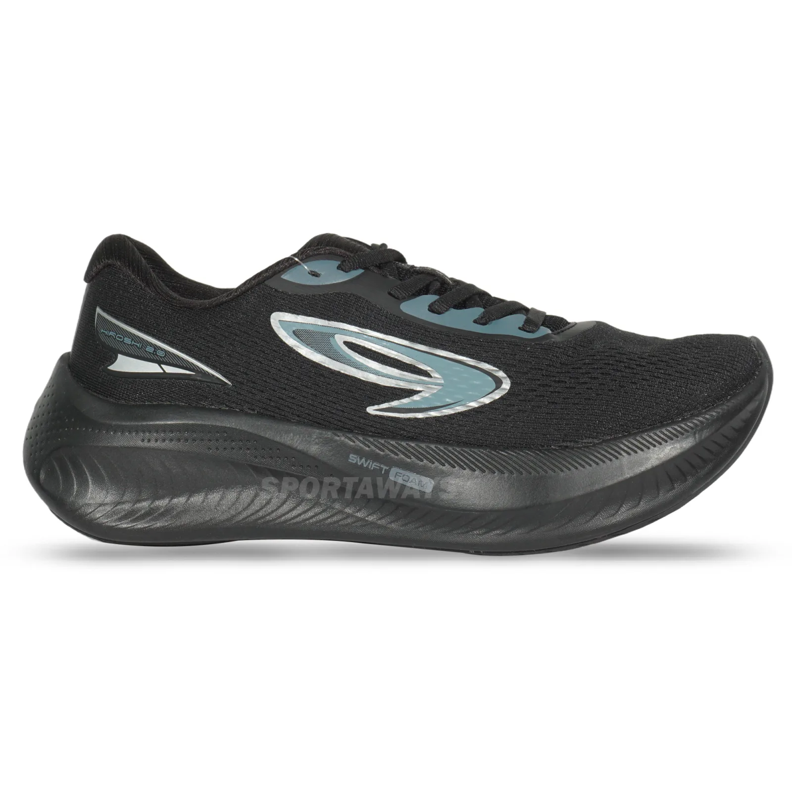 Sepatu Running 910 Hiroshi 2.0 - Hitam/Abu 