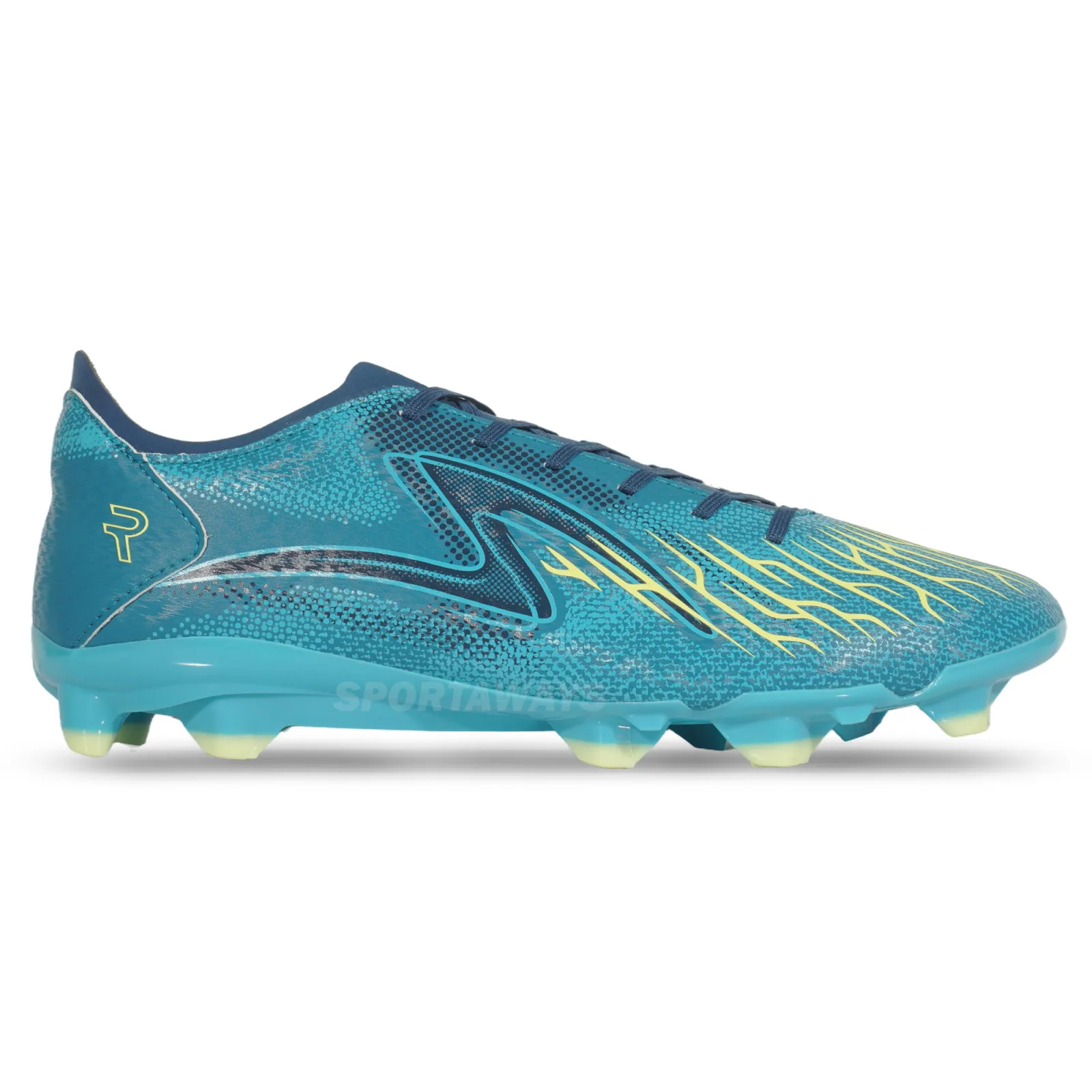 Sepatu Bola Specs Carnage FG - Harbor Blue/Sailor Blue/Luminary Green 
