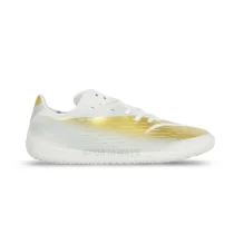 Sepatu Futsal Specs Accelerator Lightspeed 5 JR IN - White/Oyster Mushroom/Rich Gold 