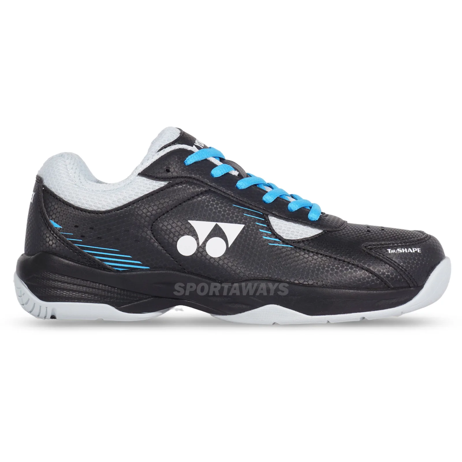 Sepatu Badminton Yonex Hexis - Black/Wave Blue 