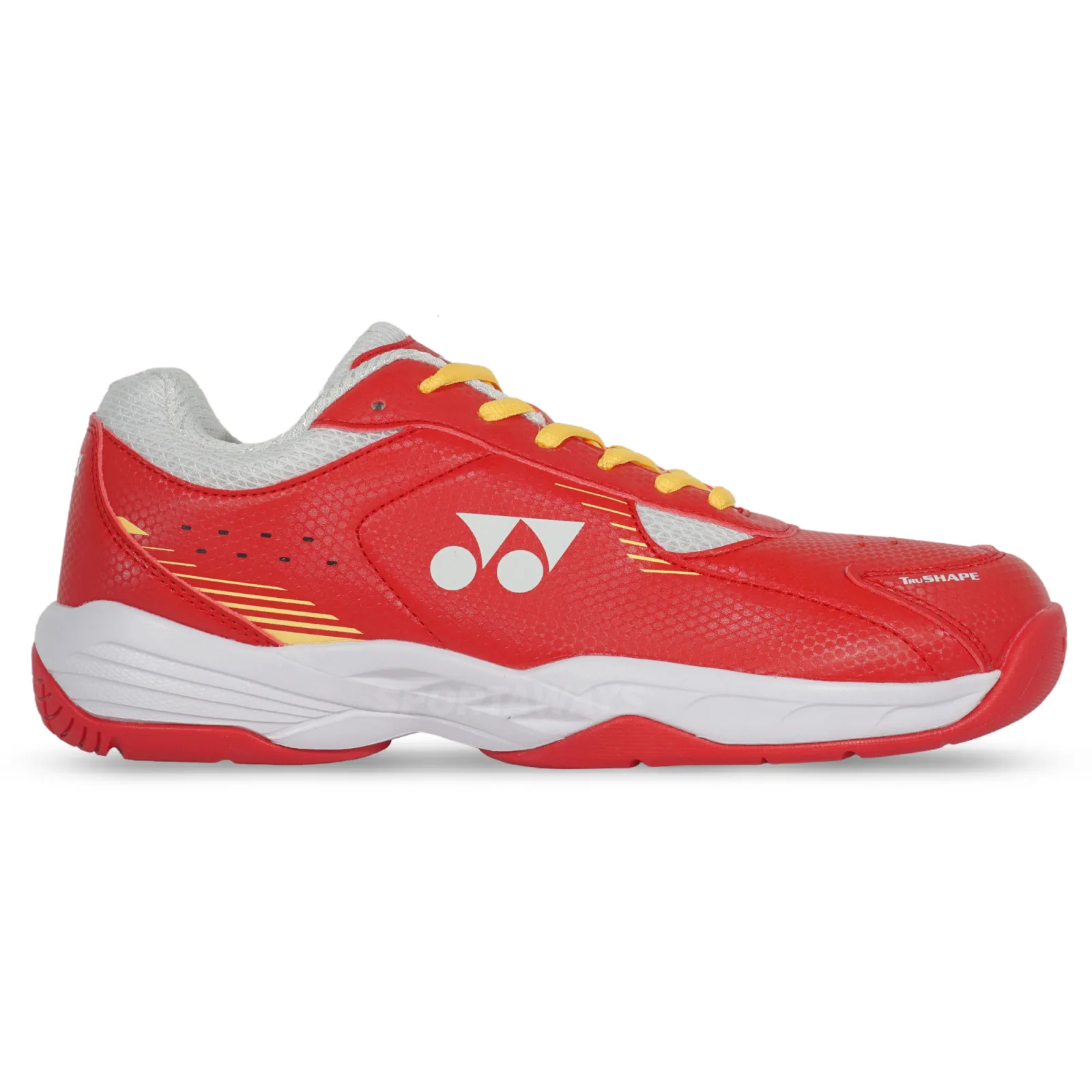 Sepatu Badminton Yonex Hexis - Cranberry/Sunshine Gold 