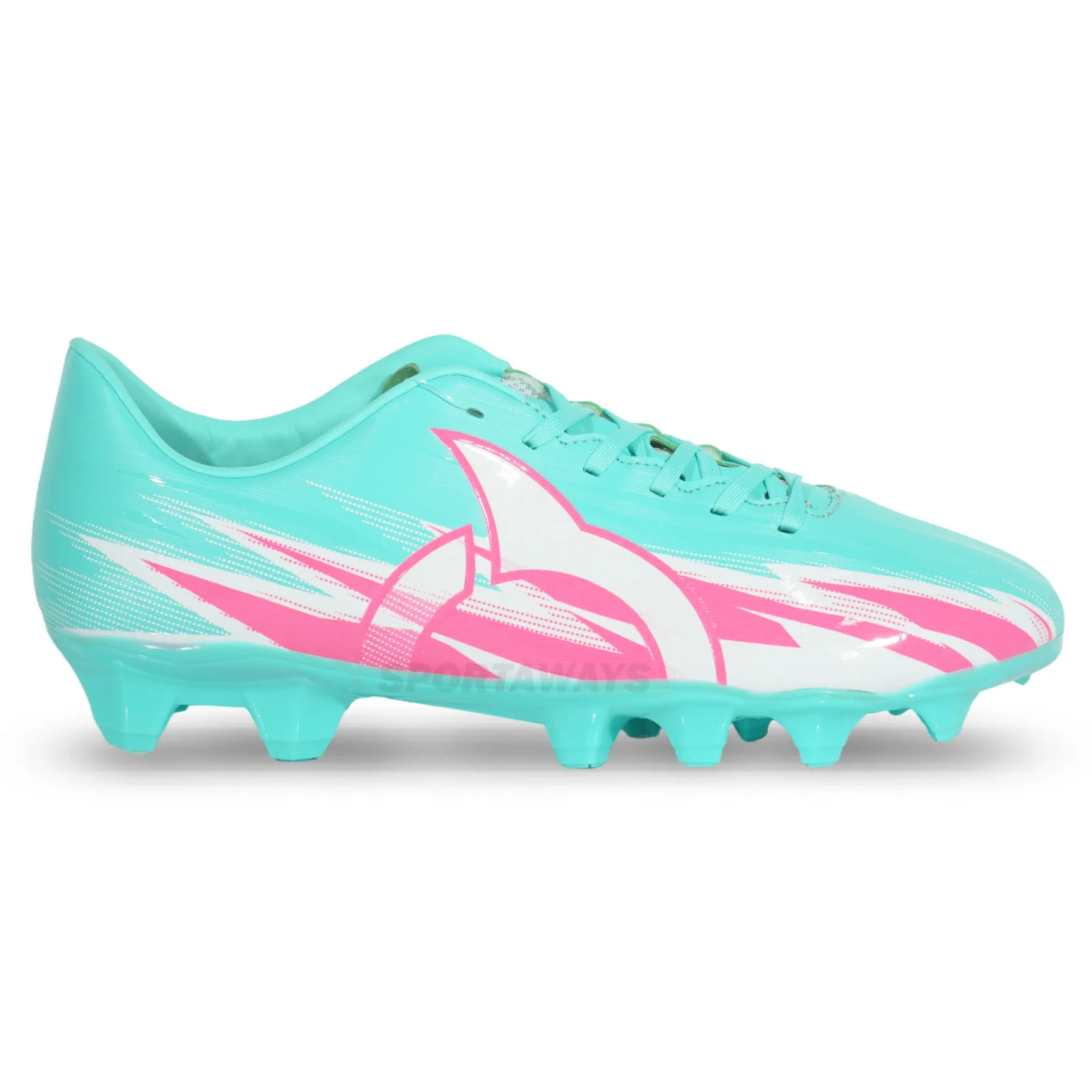 Sepatu Bola Ortuseight Spark FG - Aqua/Pink/White 