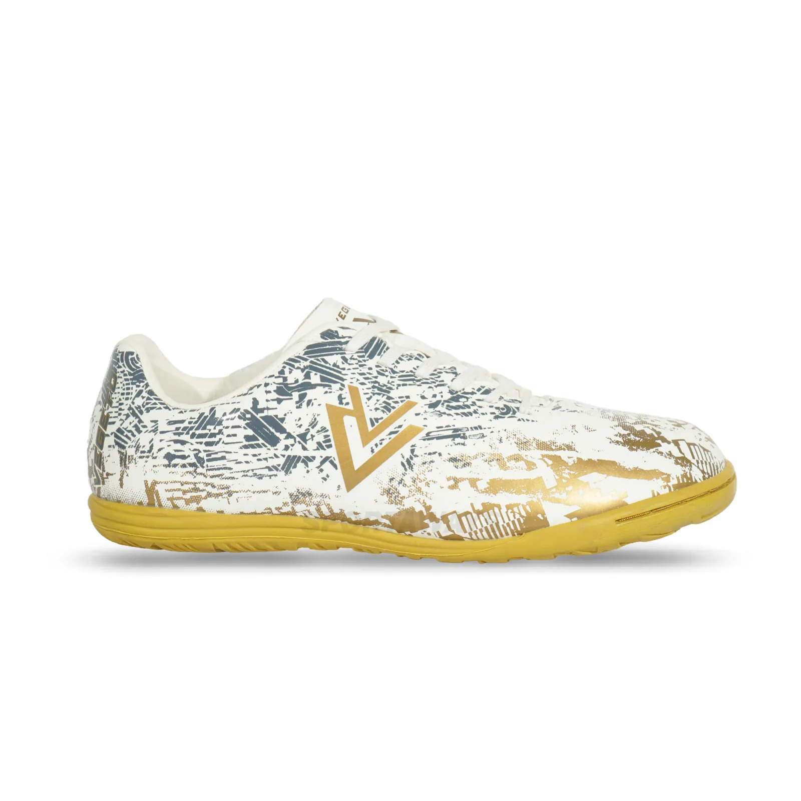 Sepatu Fusal Anak Vegeto Super Blezz Jr ID - White/Gold 