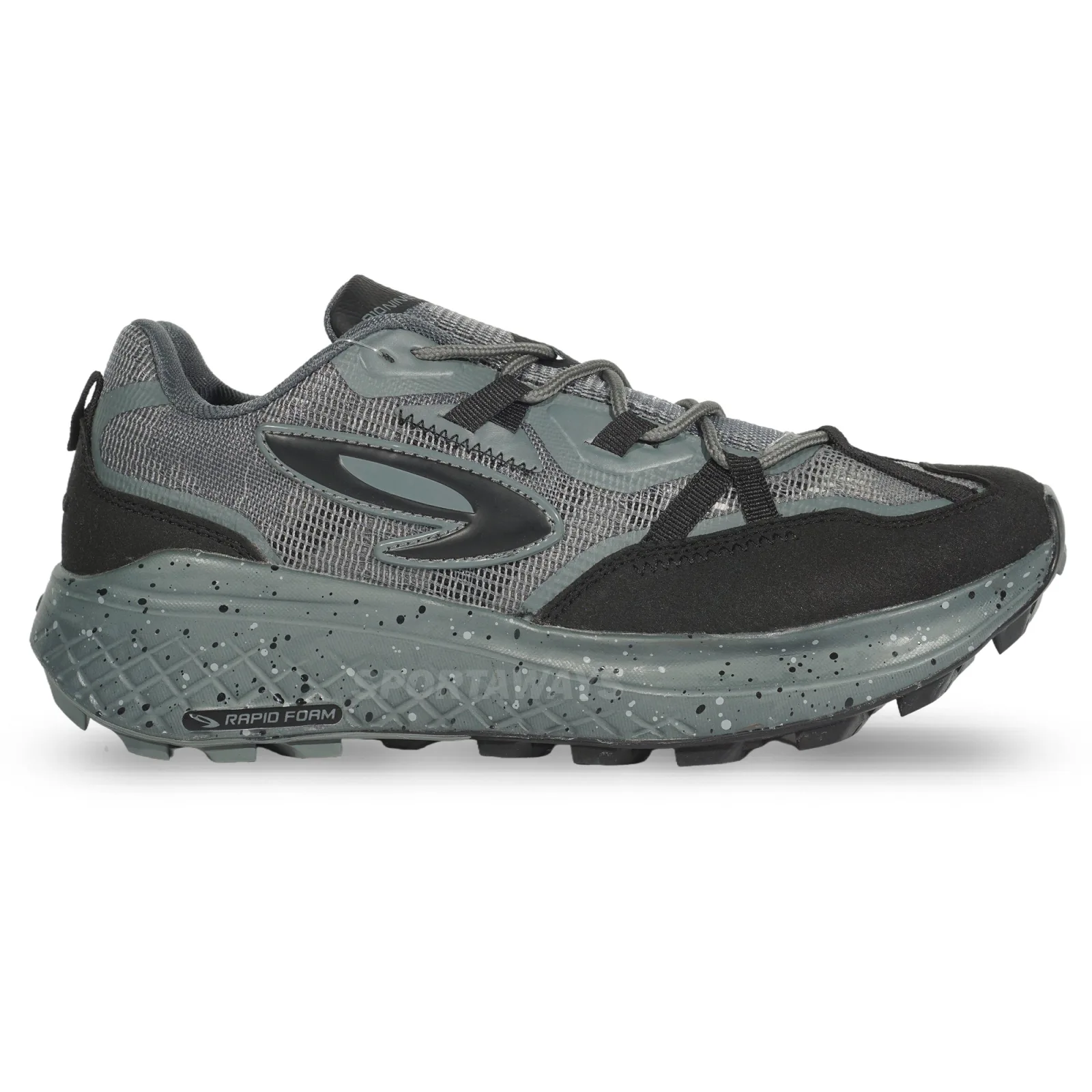 Sepatu Running 910 Yuza Tera Mile - Hitam/Abu Abu 