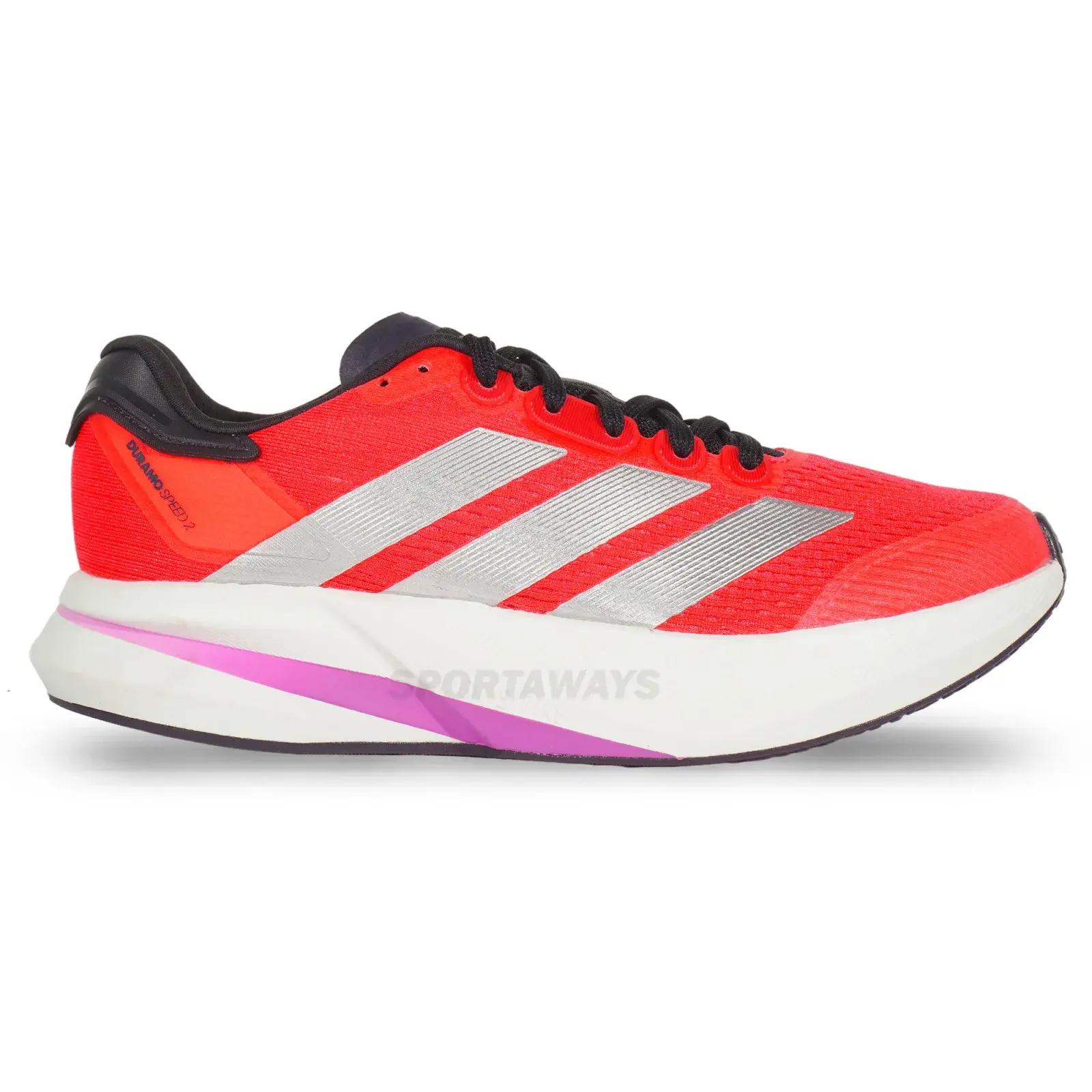 Sepatu Running Adidas Duramo Speed 2 M JI3004 - Lucid Red/Sil Metallic/Aurora Black 