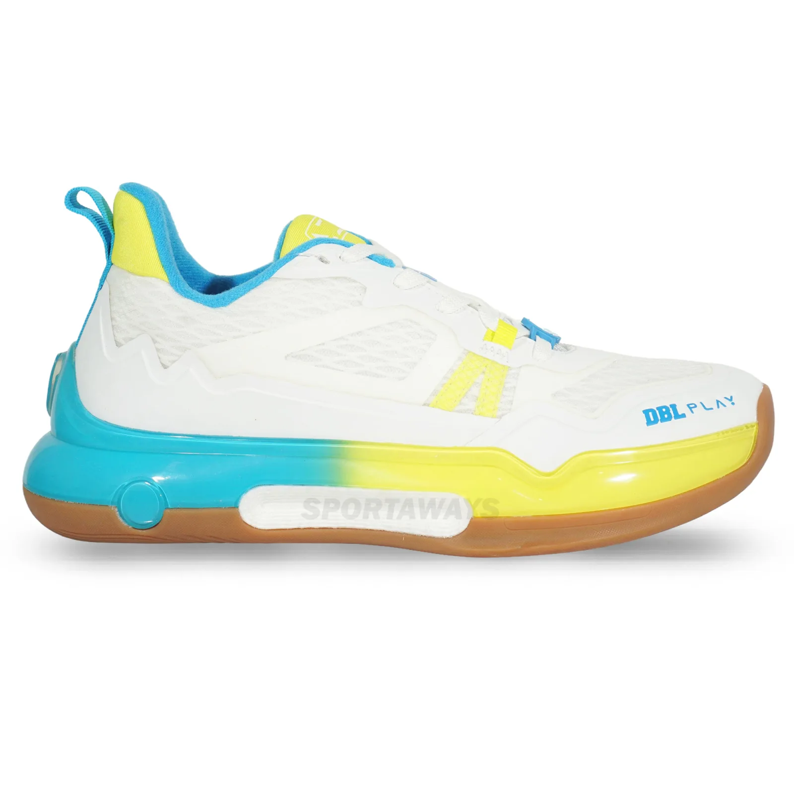Sepatu Basket Aza DBL Play Pick N' Pop Basketball Shoes - White 