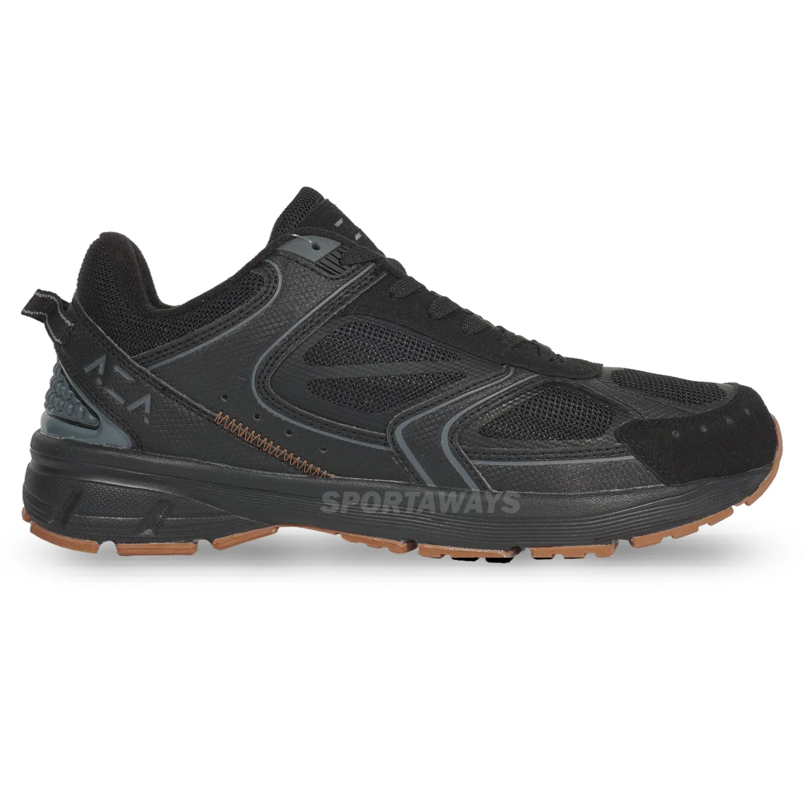 Sepatu Casual  Aza Neo Classic Academic Shoes - Black/Grey 