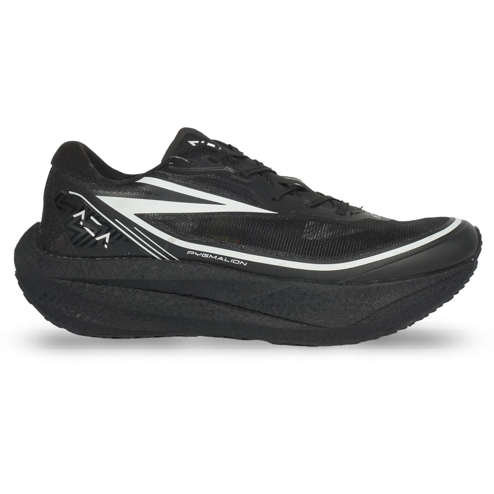 Sepatu Running Aza Run 1 Pygmalion Black Rocket Running Shoes - Black 