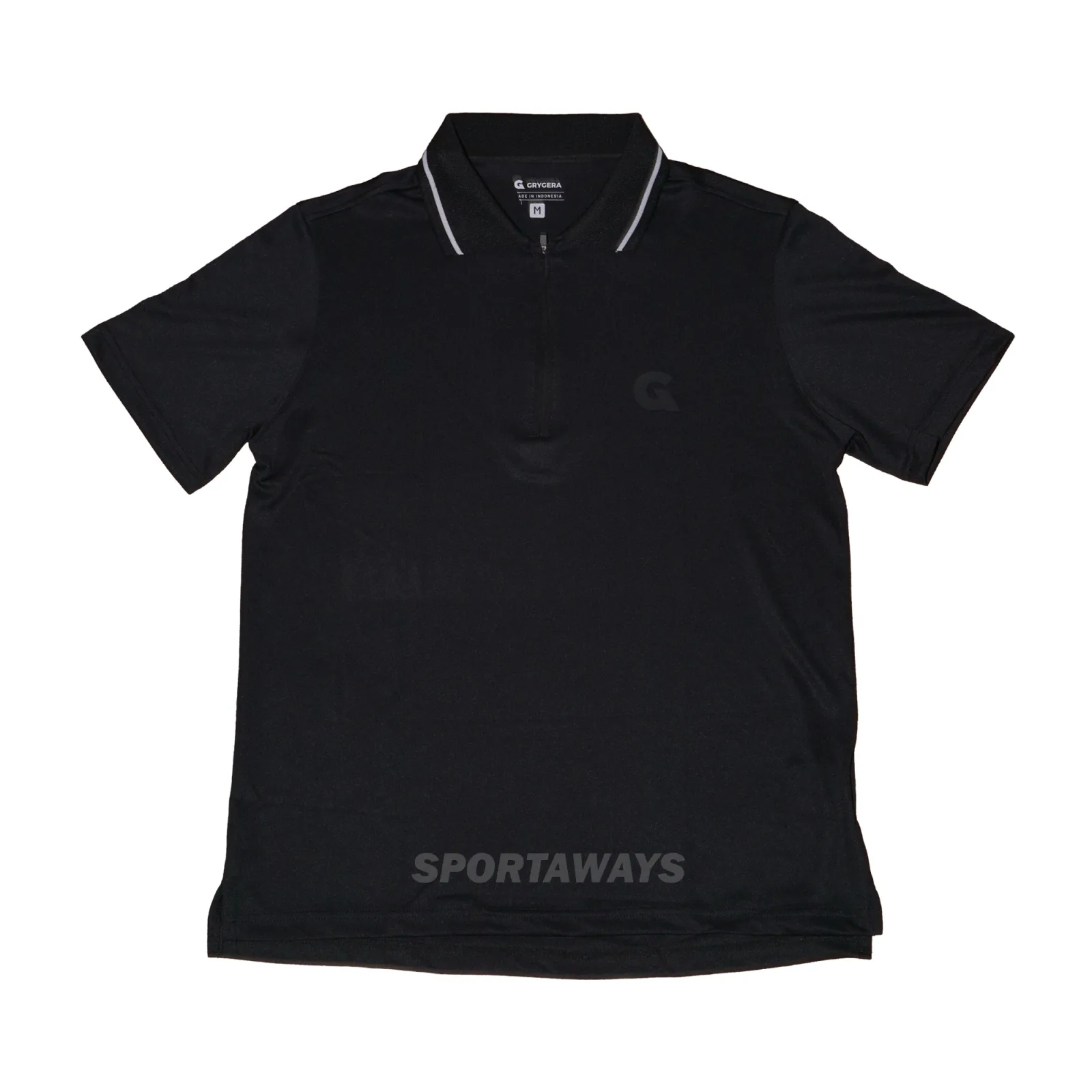 Kaos Polo Grygera Active Polo - Black On Black
