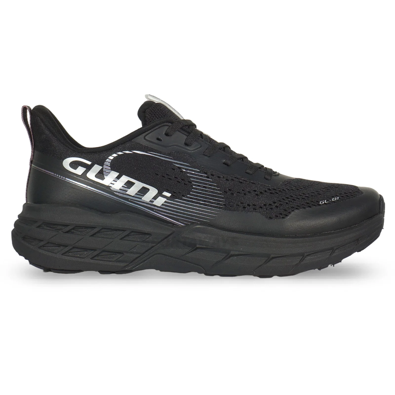 Sepatu Running Gumi Moonwalker - Black Eyed/Galaxy