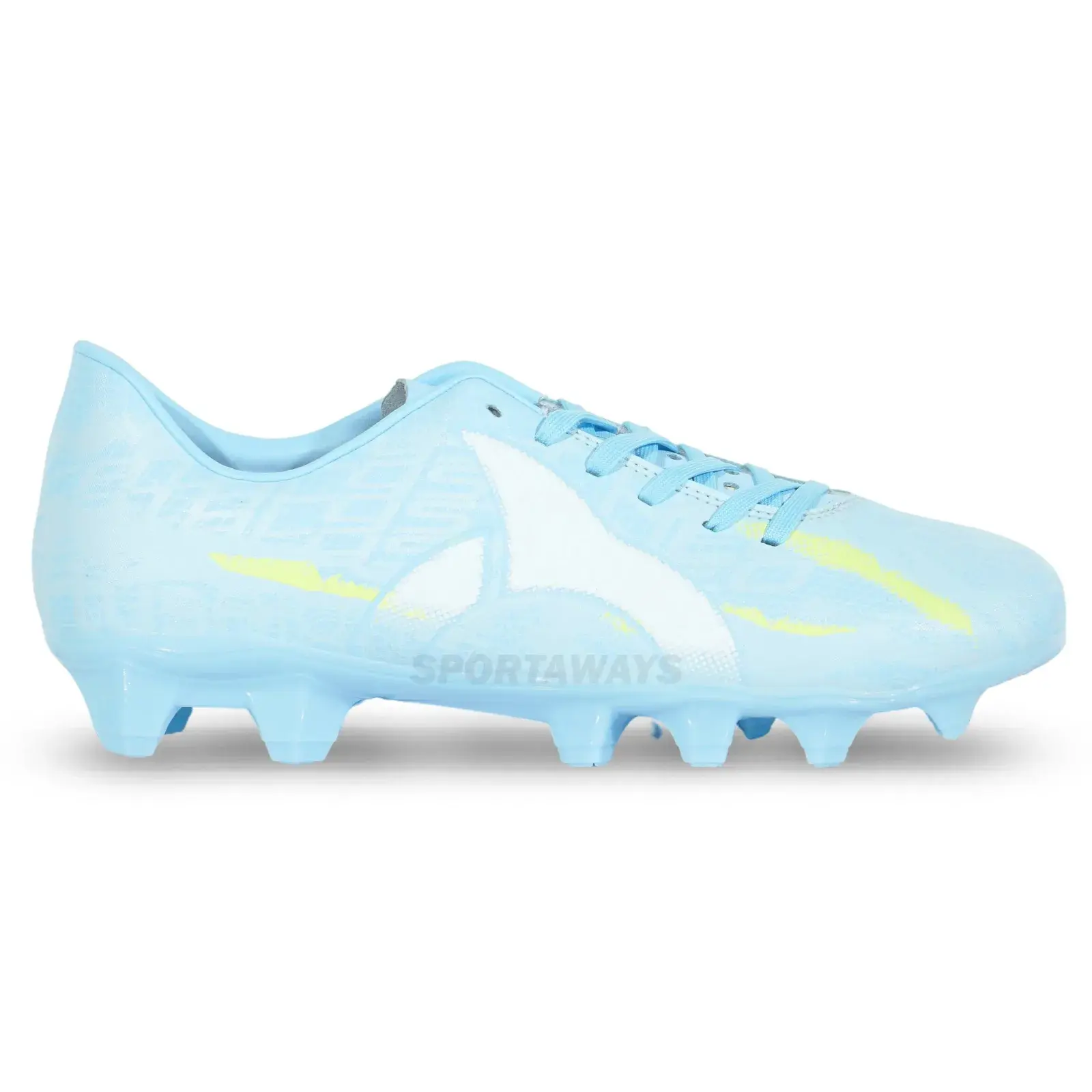 Sepatu Bola Ortuseight Catalyst Imperium FG - Ice Blue/Lime 