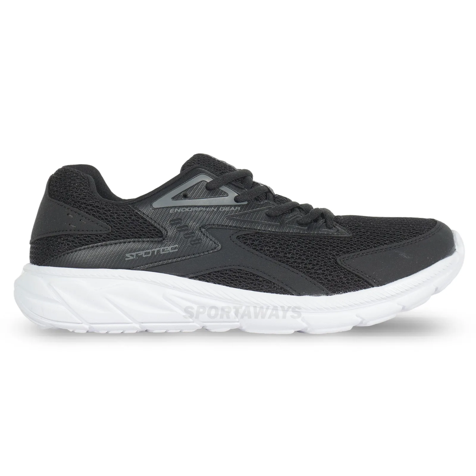 Sepatu Running Spotec Calvin - Hitam/Putih 