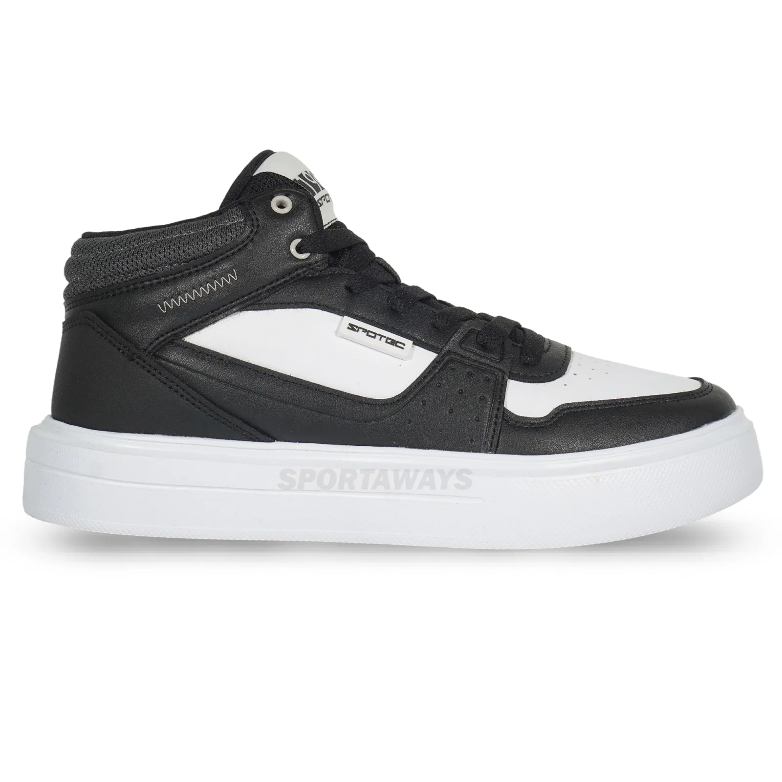 Sepatu Casual Spotec Denver - Hitam/Putih 