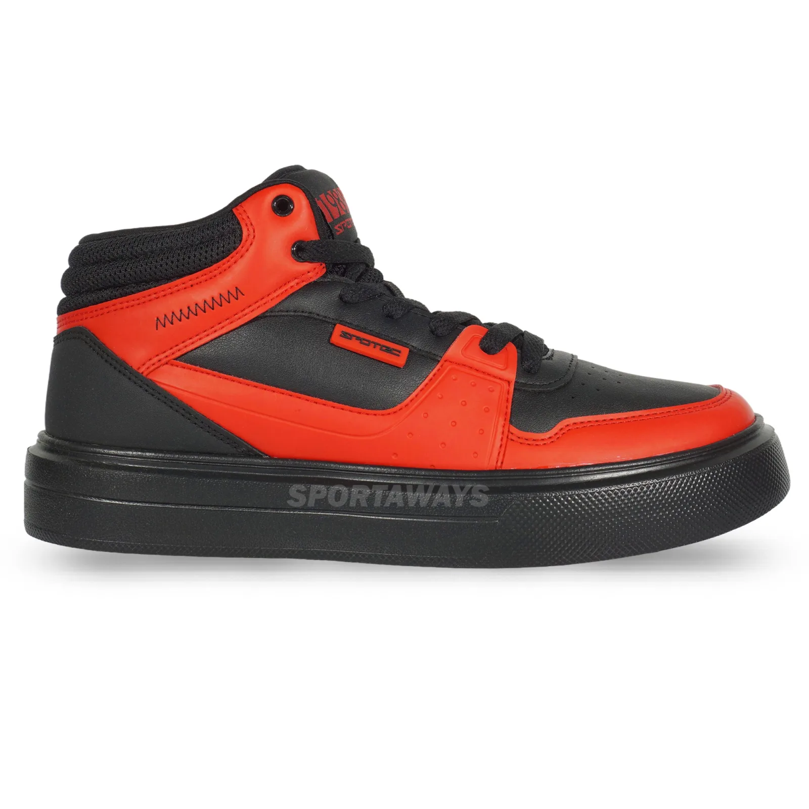 Sepatu Casual Spotec Denver - Merah/Hitam 