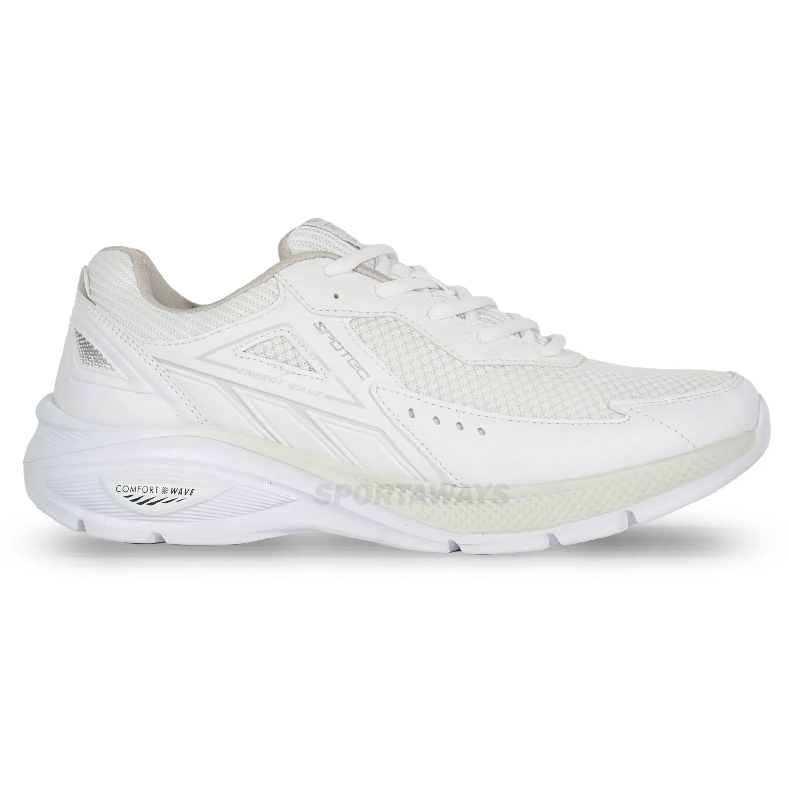Sepatu Running Spotec Easton - Putih/Putih 