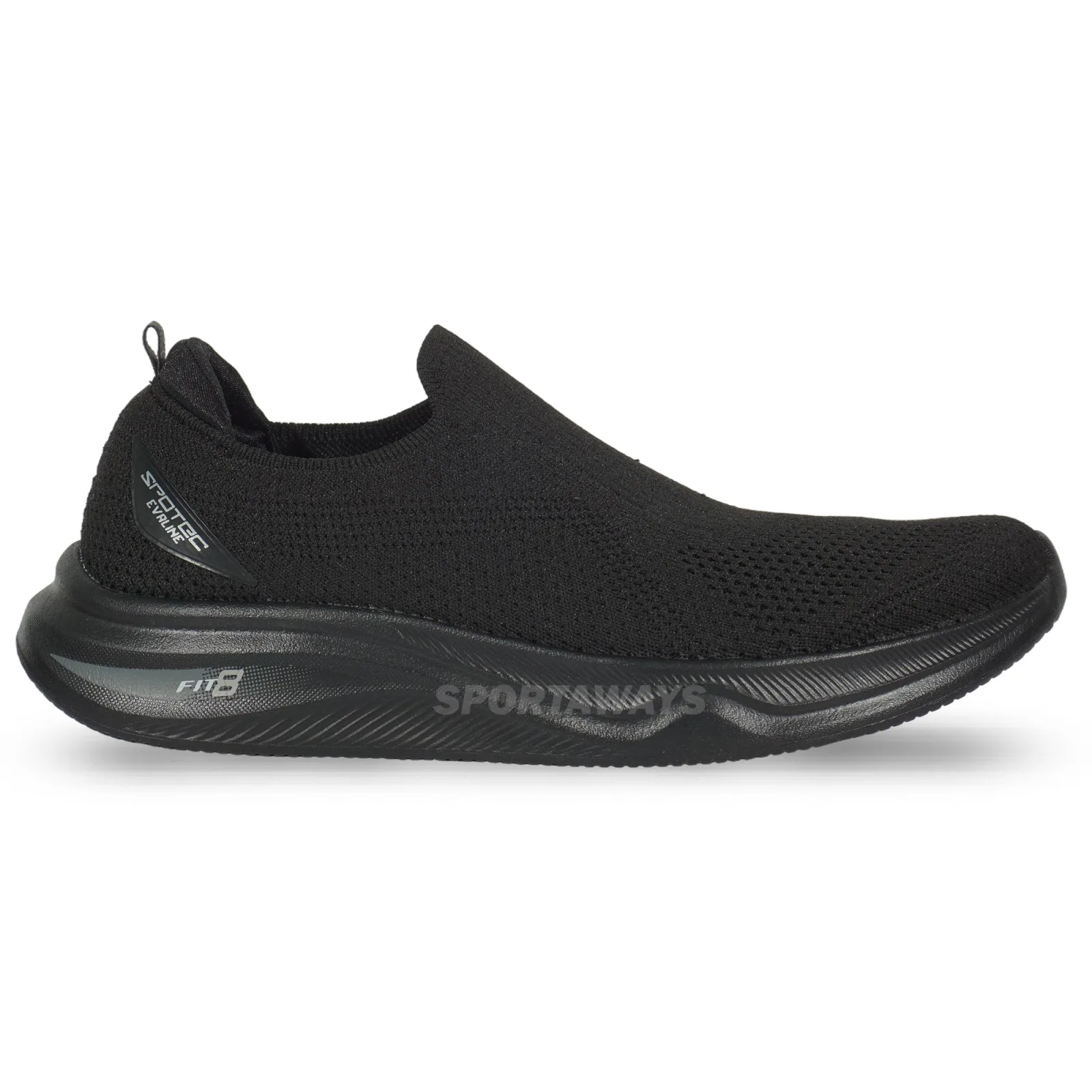 Sepatu Casual Spotec Evaline - Hitam/Hitam 