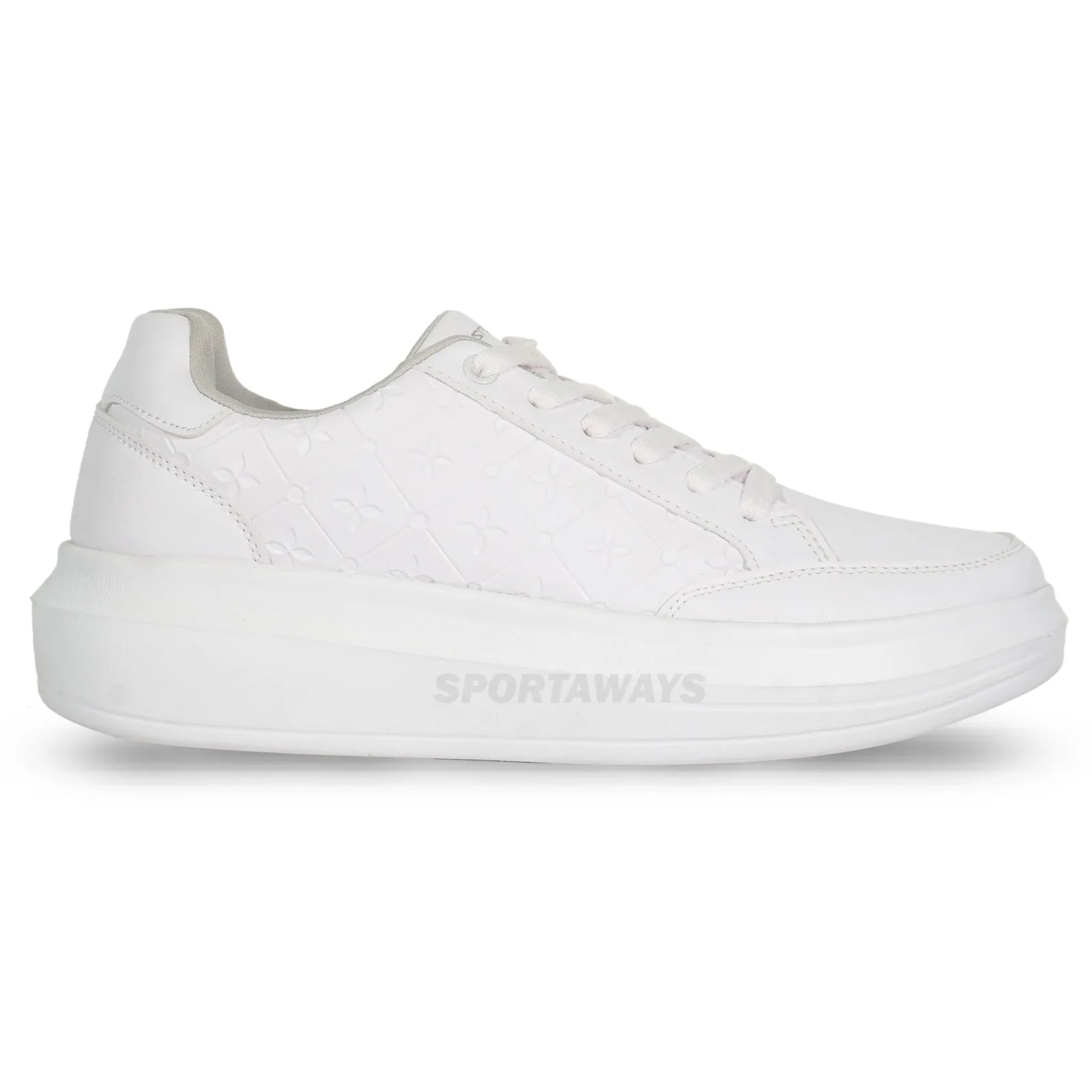Sepatu Casual Spotec Lauren Lace - Putih/Putih 
