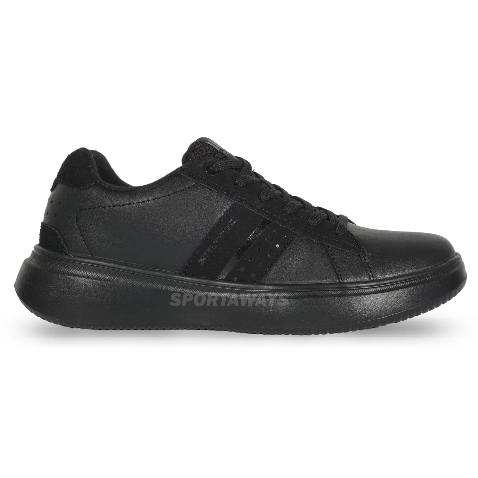 Sepatu Casual Spotec Vincent - Hitam/Hitam 