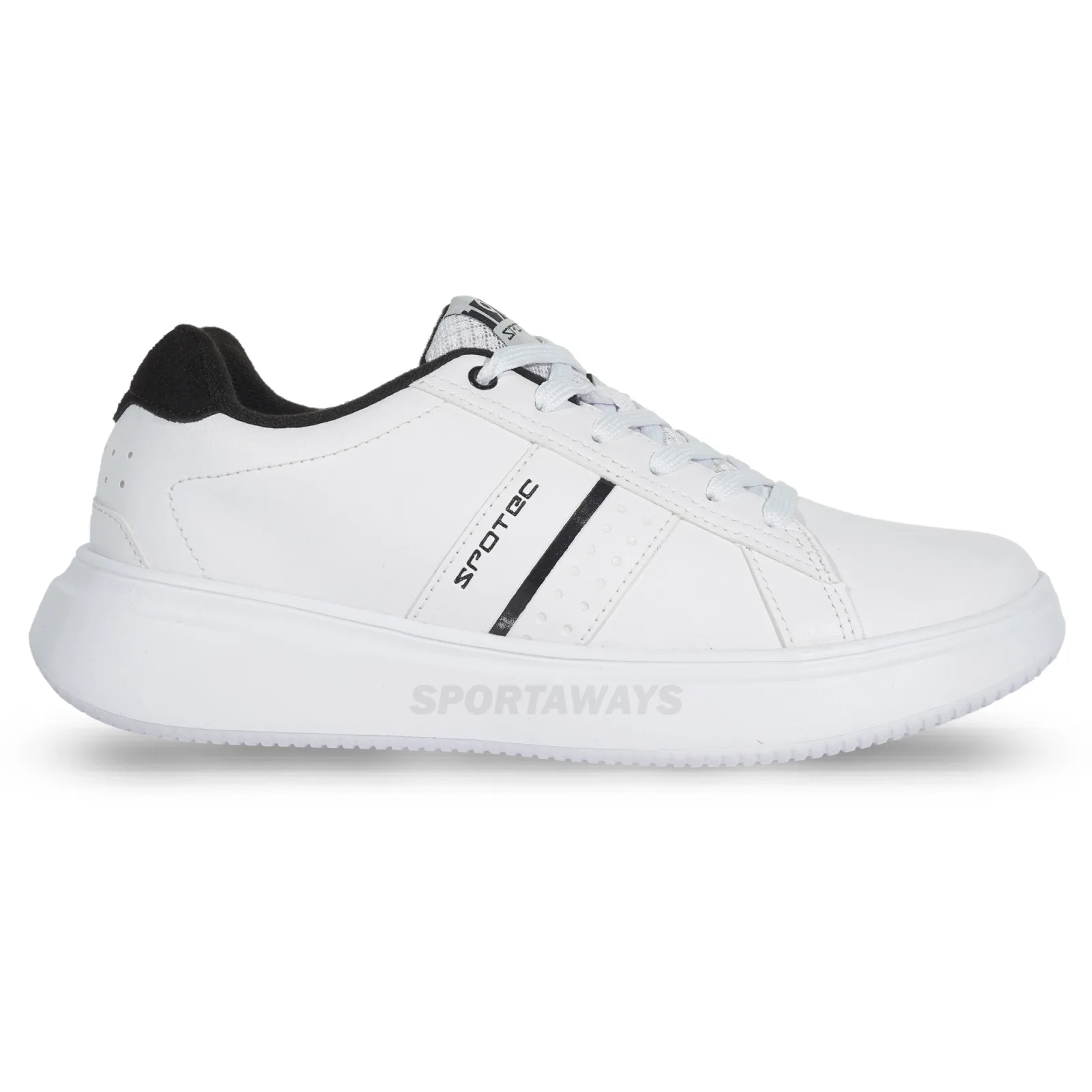 Sepatu Casual Spotec Vincent - Putih/Hitam 