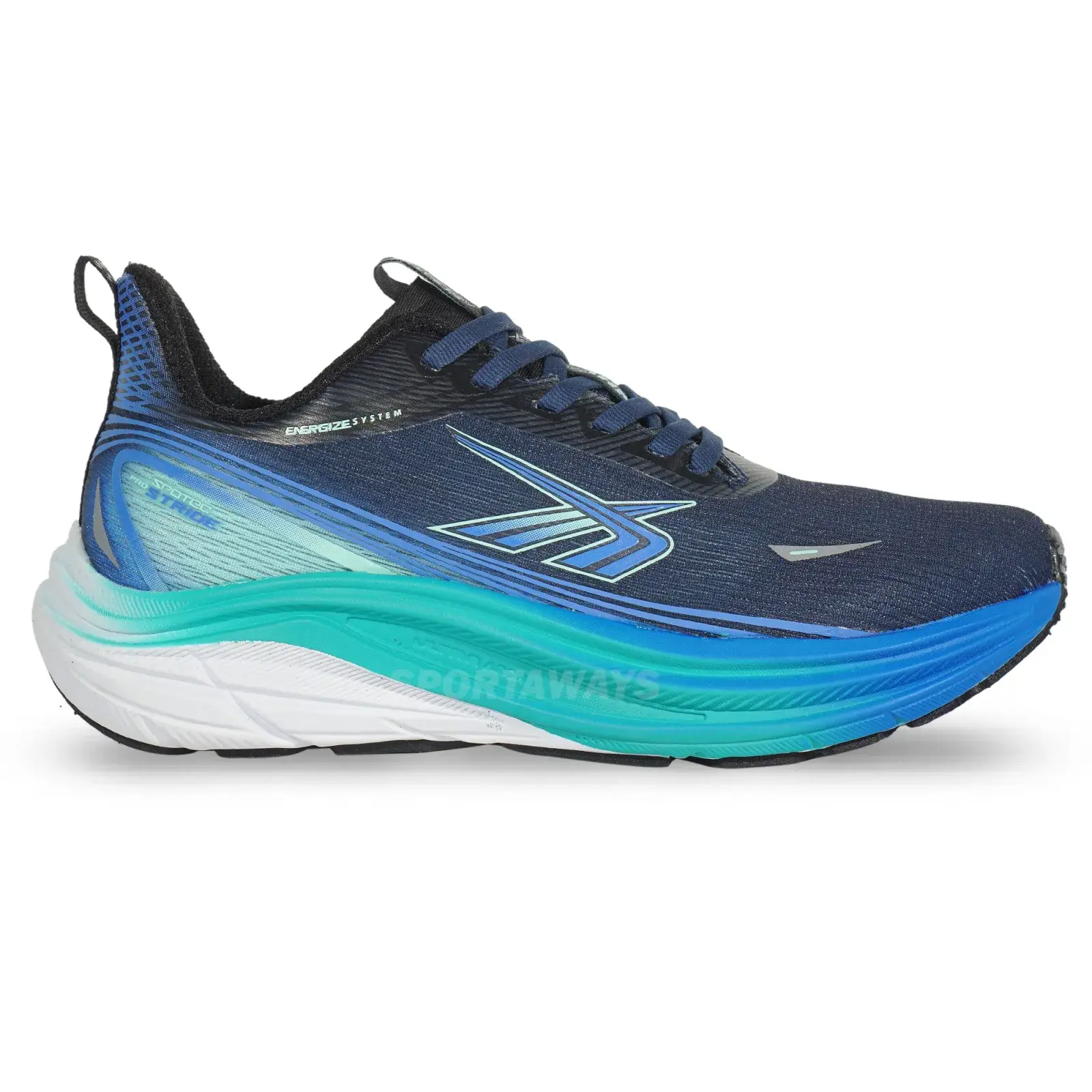 Sepatu Running Spotec Whizz - Biru Tua/Tosca 