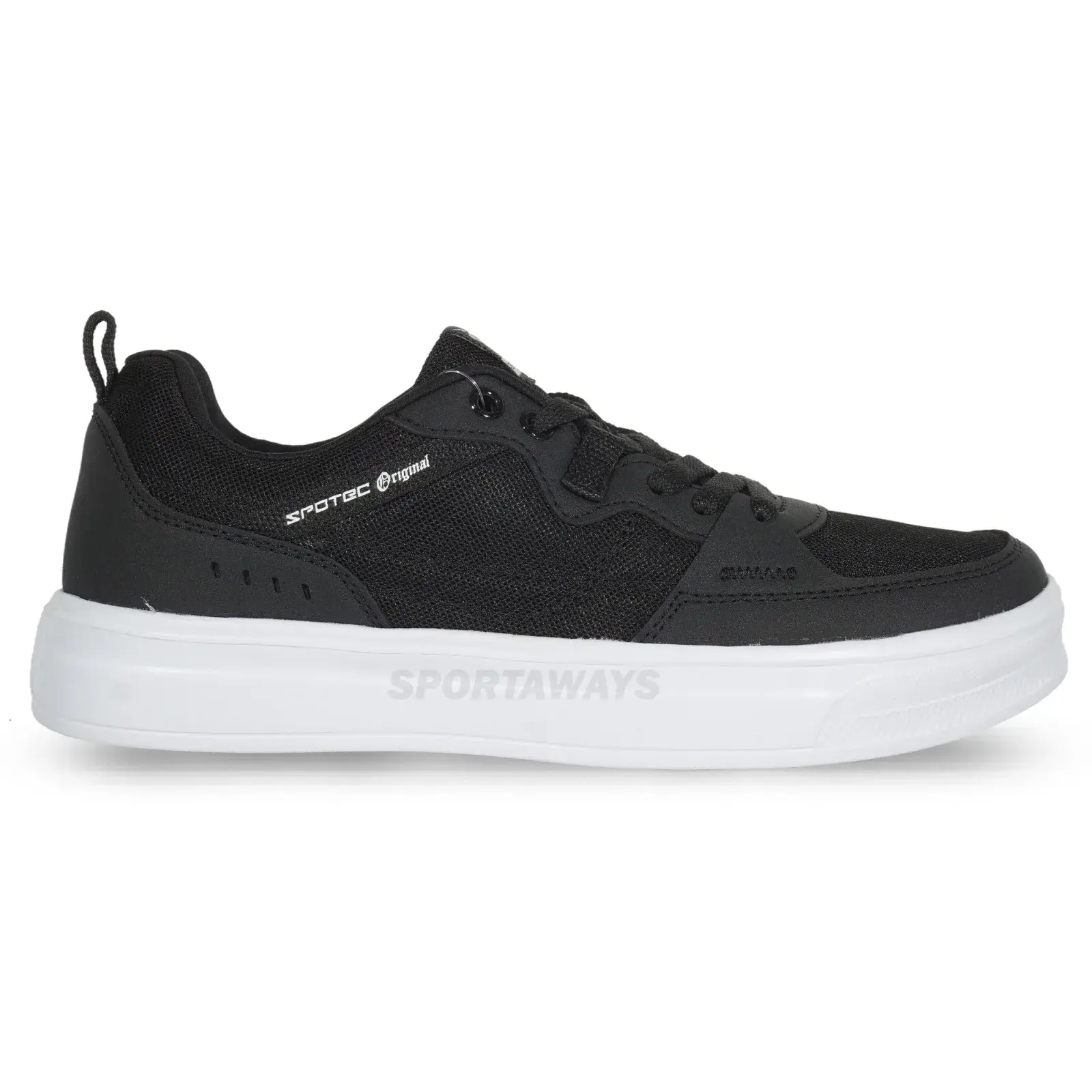 Sepatu Casual Spotec Wonstar- Hitam/Putih 