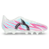 Sepatu Bola Ortuseight Volt V3 FG - White/Pink/Cyan 