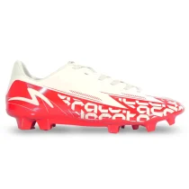 Sepatu Bola Specs Xlr 4 FG - Egret/Silver Birch/Flame Scarlet 