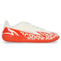 Sepatu Futsal Specs XLR 4 IN - Egret/Silver Birch/Flame Scarlet 