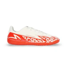 Sepatu Futsal Junior Specs Xlr 4 JR IN - Egret/Silver Birch/Flame Scarlet