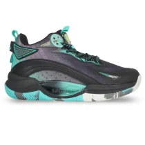 Sepatu Basket Spotec Centrist - Hitam/Tosca 