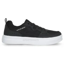 Sepatu Casual Spotec Wonstar- Hitam/Putih 
