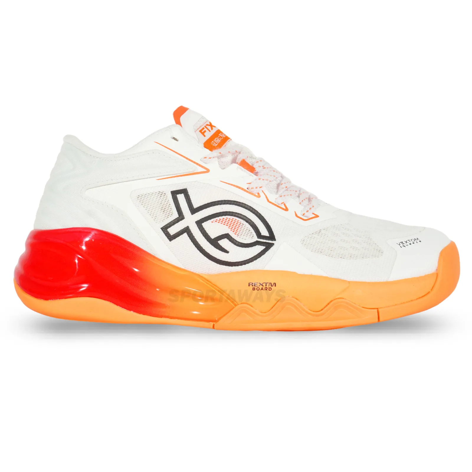 Sepatu Voli Fixch Lunatic Alpha - White/Orange/Black 