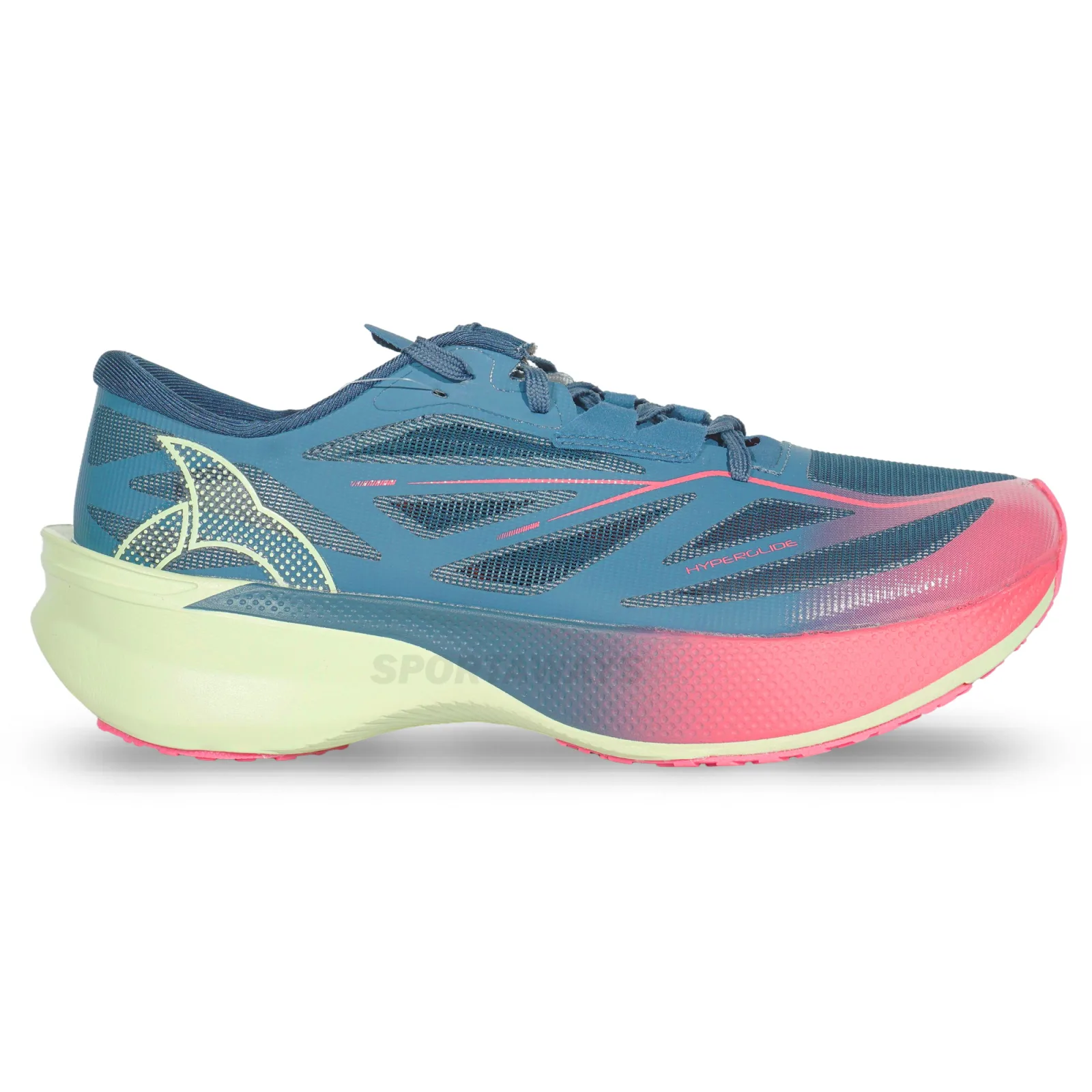 Sepatu Running Ortuseight Hyperglide 4.0 - Aegon Blue/Magenta 