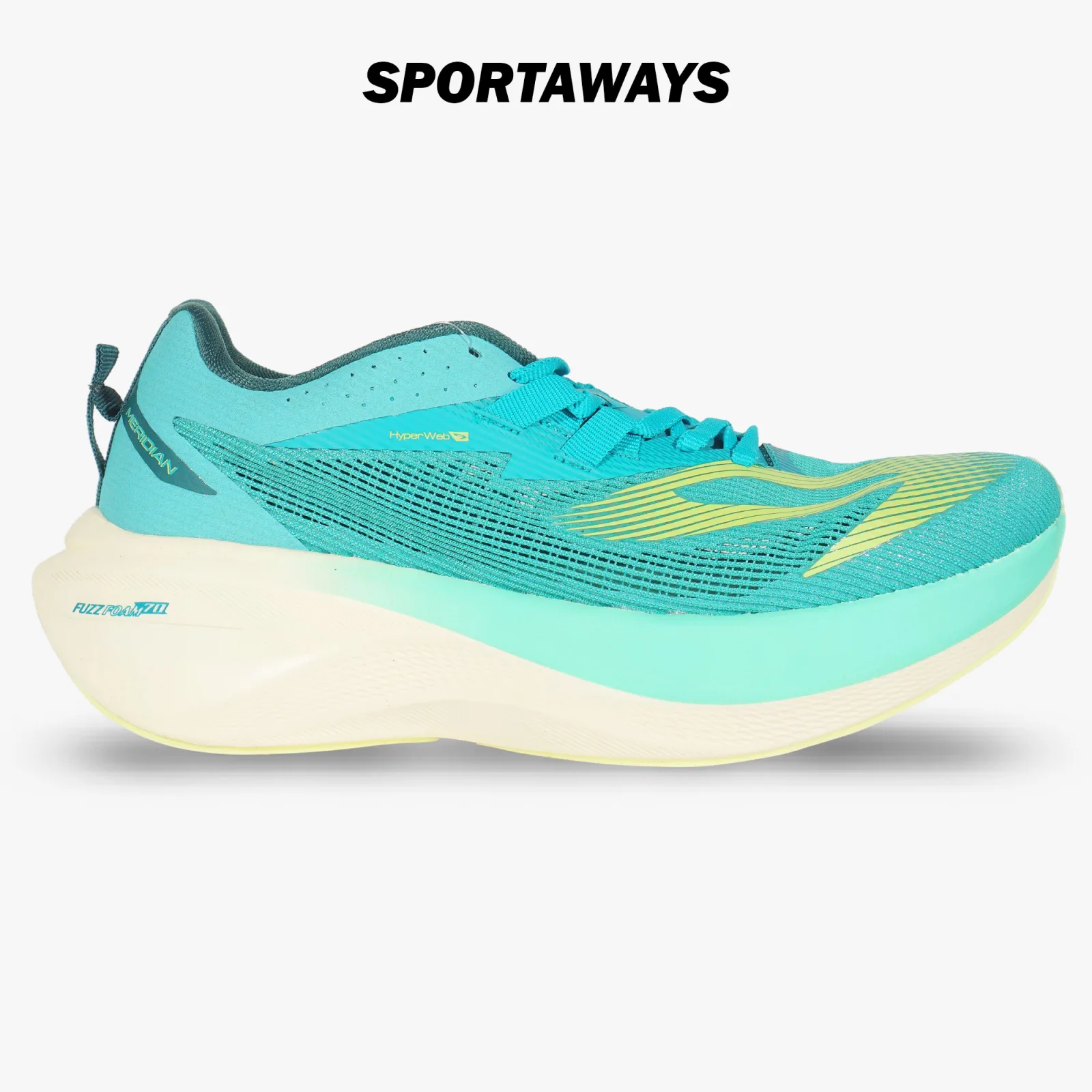 Sepatu Running 910 Haze Meridian - Teal/Hijau Lime/Putih Tulang