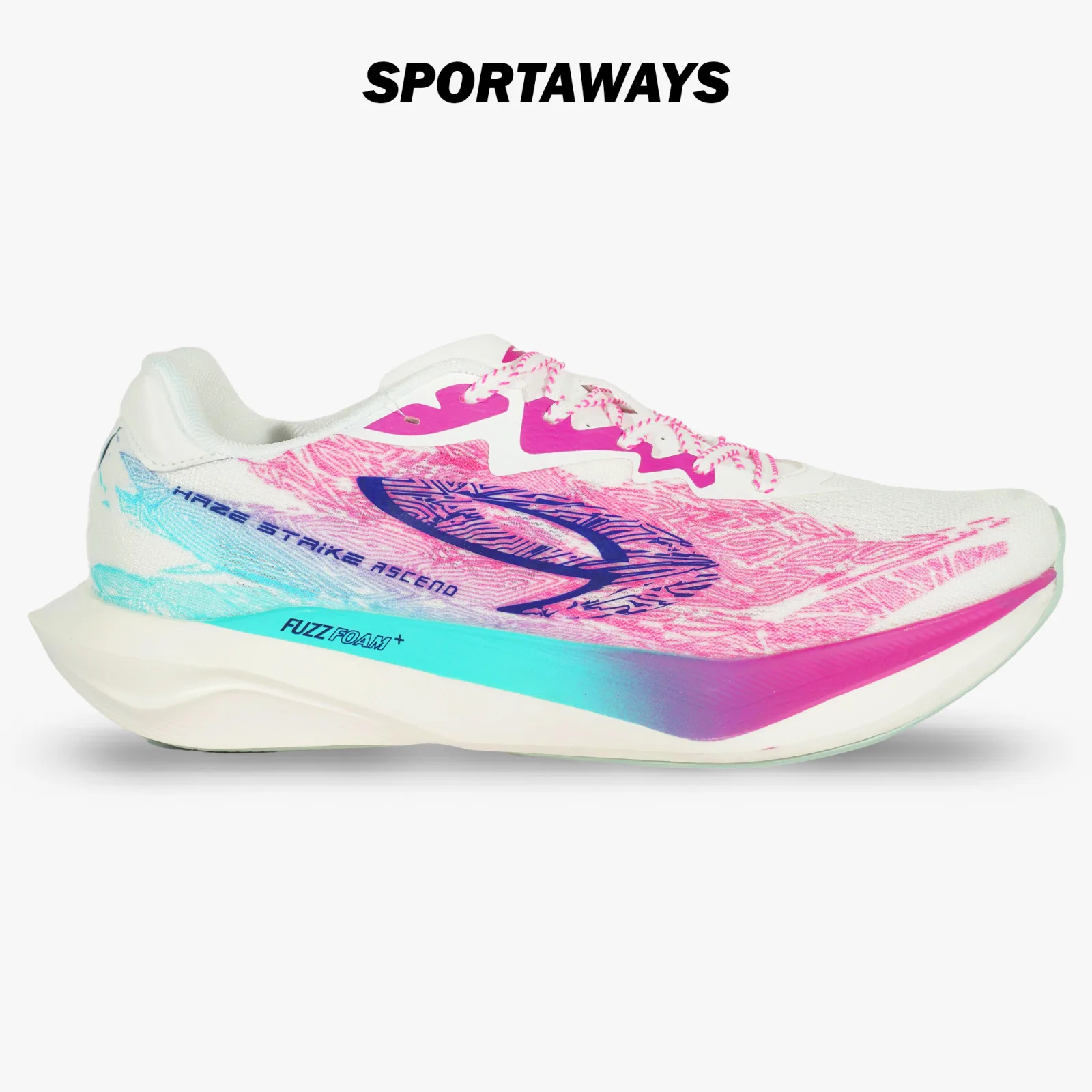 Sepatu Running 910 Haze Strike Ascend - Putih/Ungu/Biru