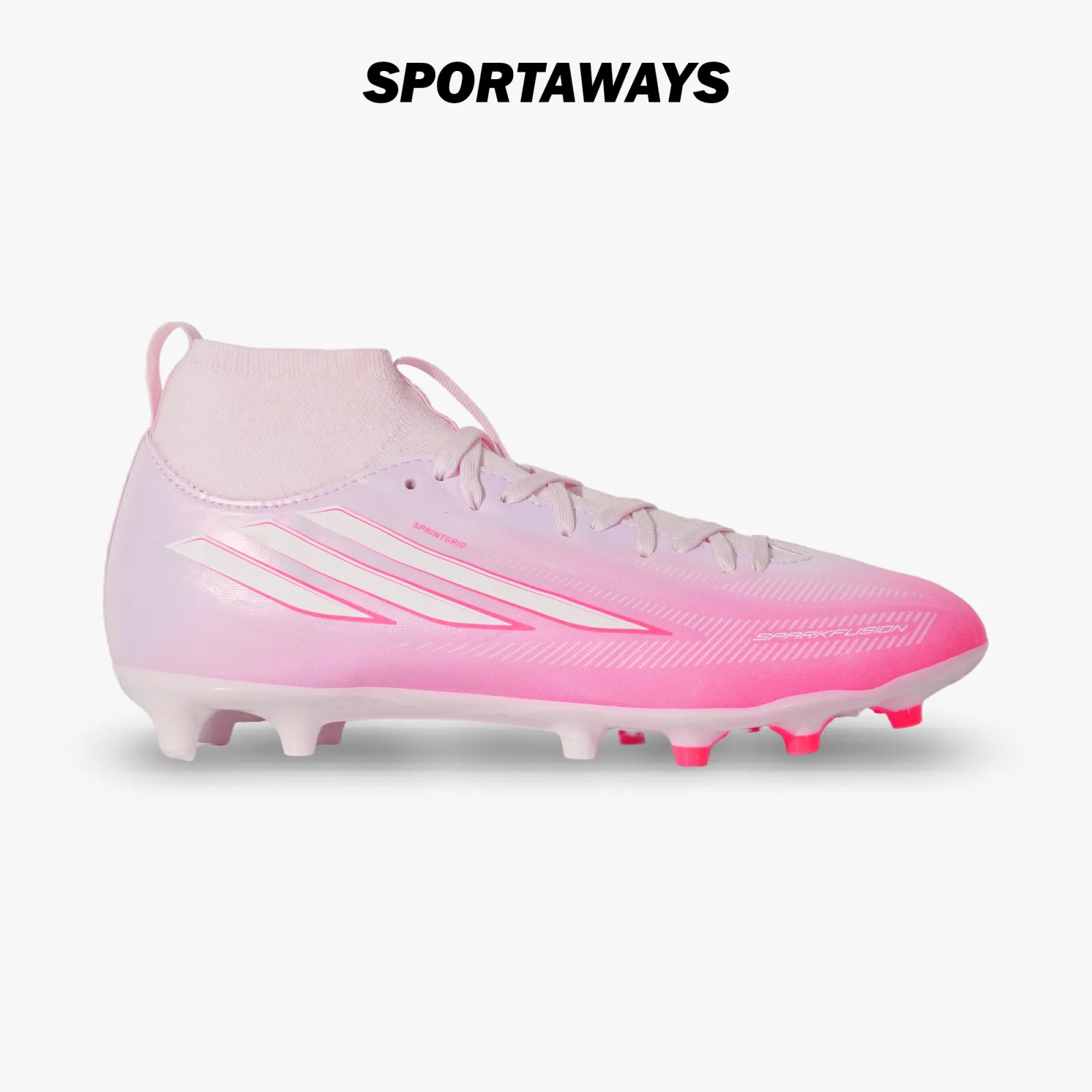 Sepatu Bola Anak Adidas F50 Sparkfusion League FG KK17 - Soltur/Ftwwht/Dispin 