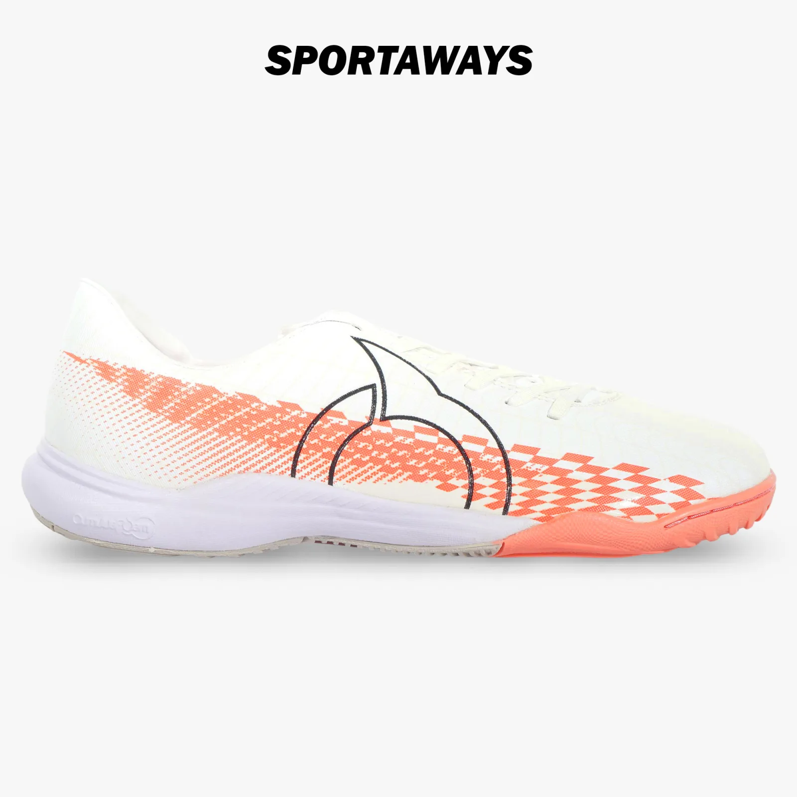 Sepatu Futsal Ortuseight Catalyst Cyclone IN - White/Ortrange