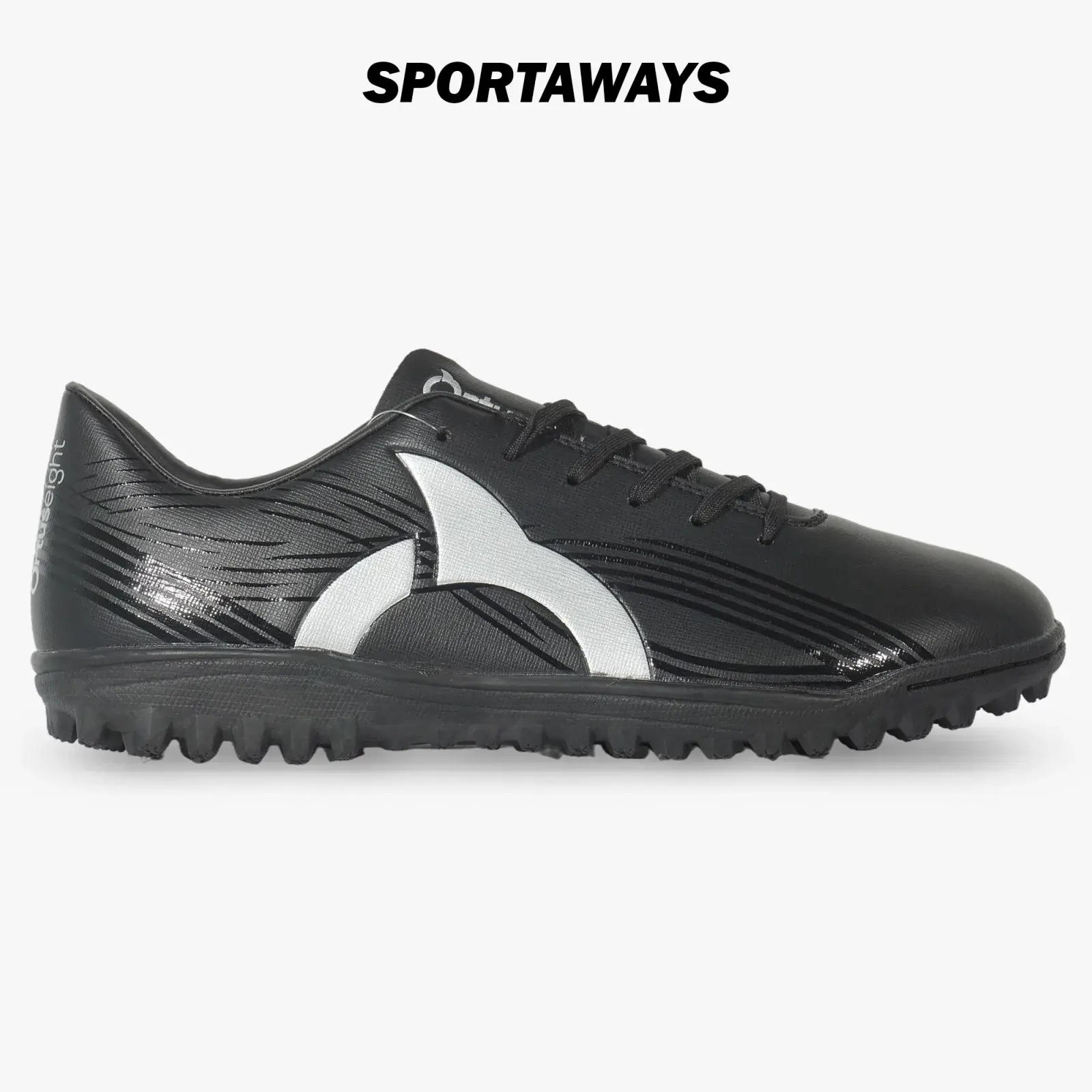 Sepatu Turf Ortuseight Horizon TF - Black/Silver 