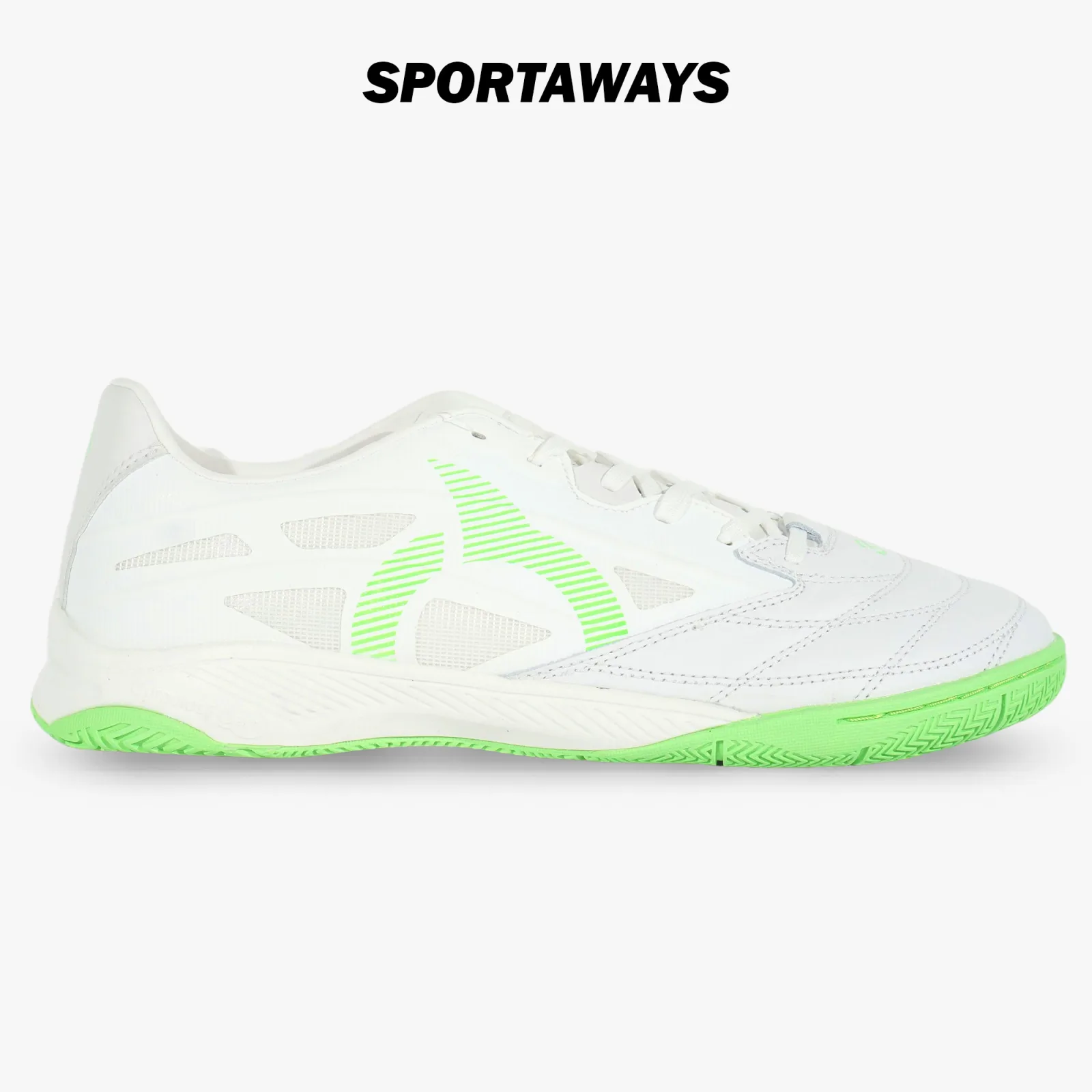 Sepatu Futsal Ortuseight Catalyst Vision V6 IN K Lea - White/Lime 