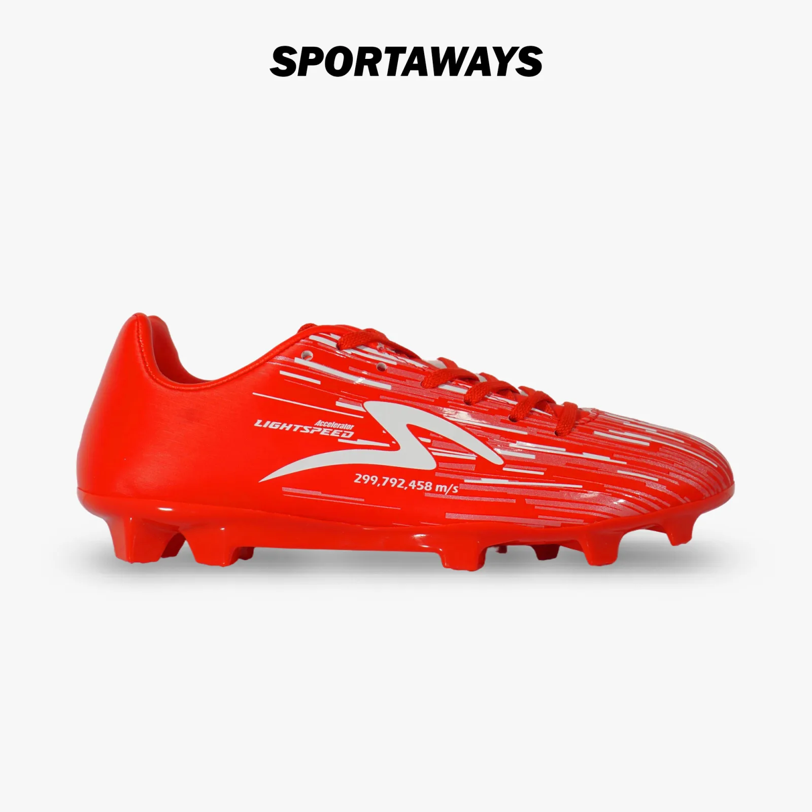 Sepatu Bola Anak Specs Lightspeed Reborn JR FG - Flame Scarlet 