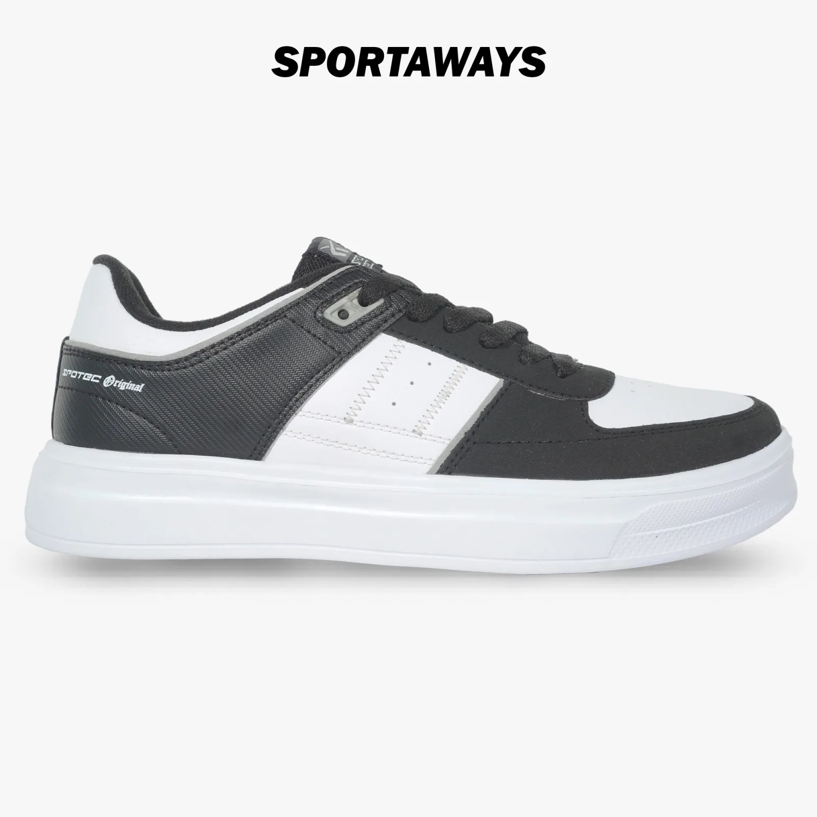 Sepatu Casual Spotec Clay - Hitam/Putih 