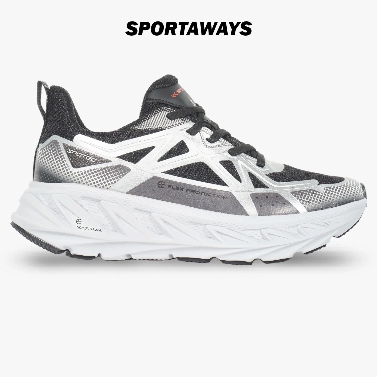 Sepatu Trail Run Spotec Orion - Hitam/Perak 